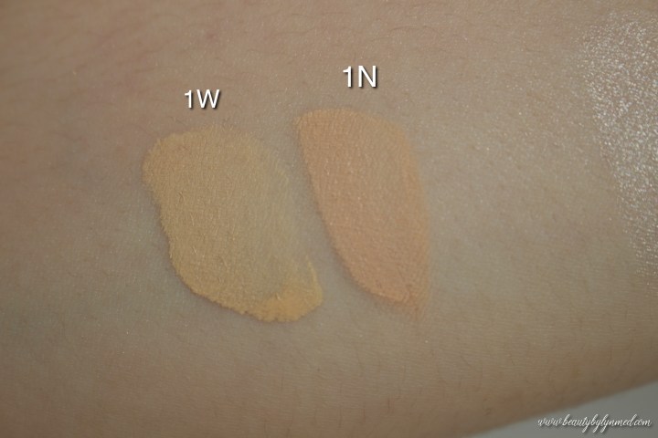 Fond de teint Dior Backstage swatches